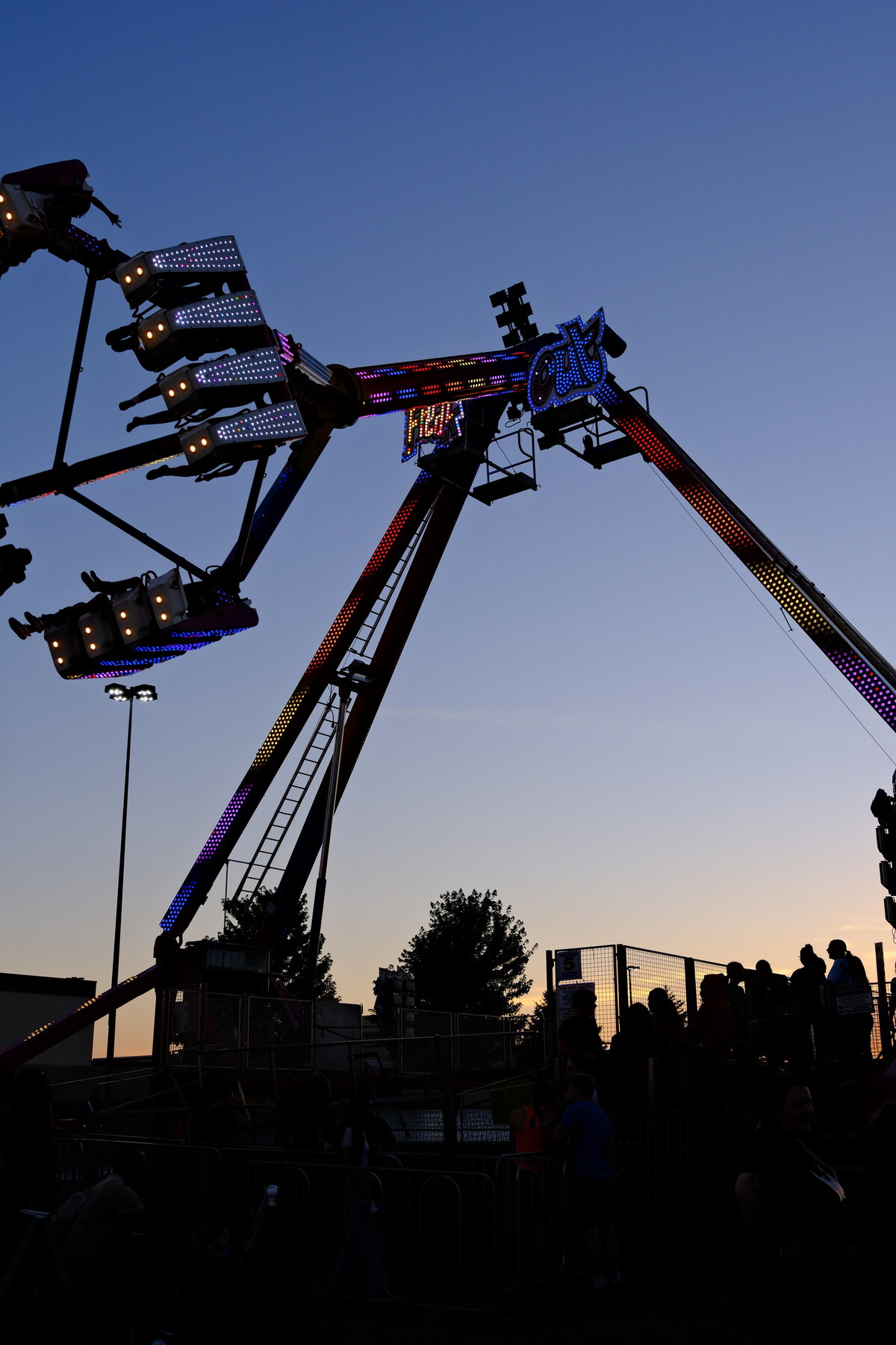 County fair, dusk